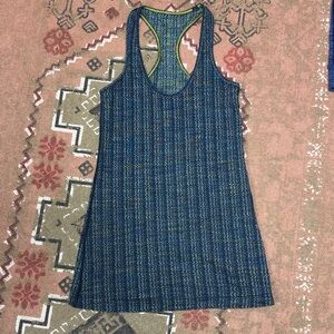 Lululemon Blue, yellow, green Patterned Women's Tank Top